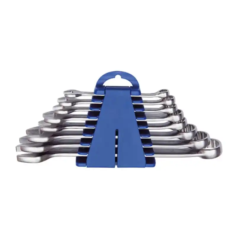 Llave combinada cromo mate juego 8-22 mm 8 piezas