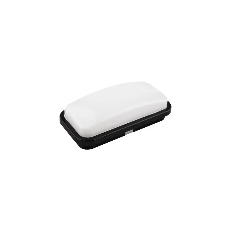 Aplique led luz fria rectangular 20w ip65 negro - Apliques de exterior
