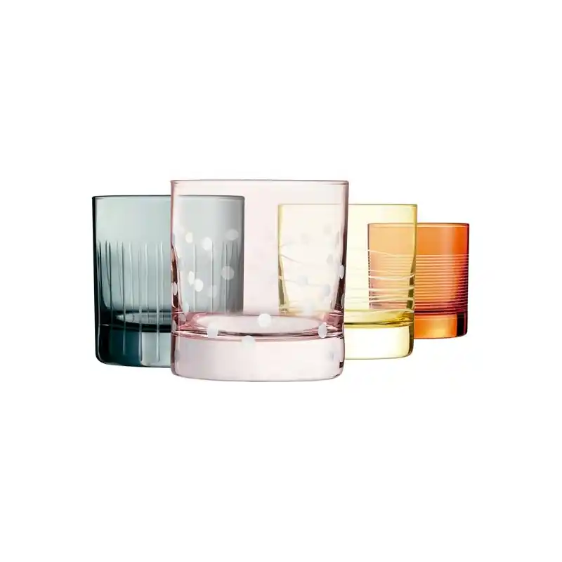 Vaso luminarc illumination 4 unidades colores - Vasos de refresco