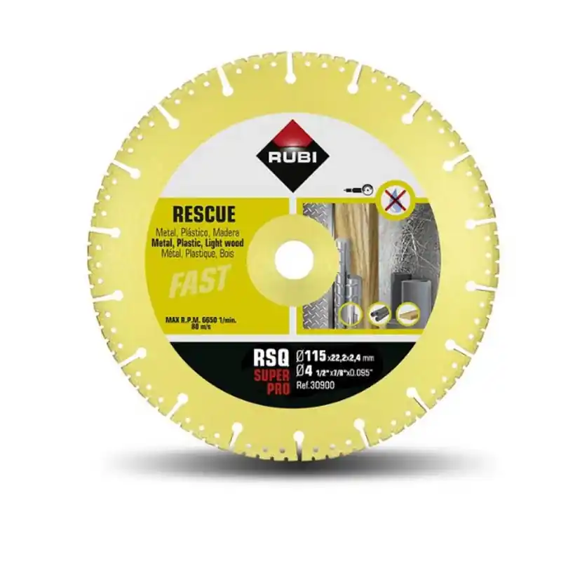 Disco diamante rubi rescate rsq superpro 115mm - Discos de diamante