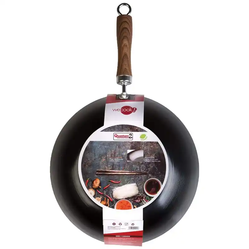 Wok de hierro wecook 28 cm