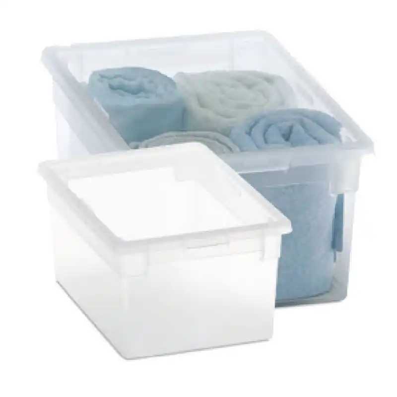 Caja organizadora multiuso terry light box transparente 6l - Cajas organizadoras