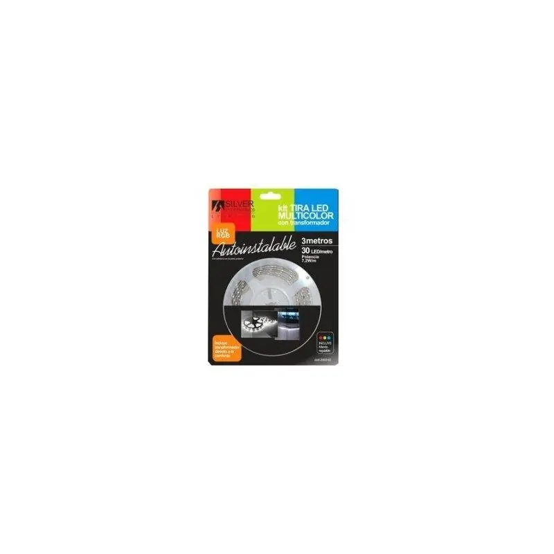 Tira led silver sanz rgb 3m - Tiras Led