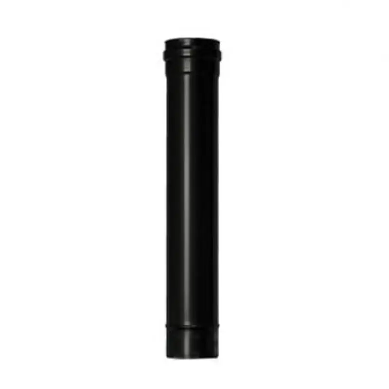 Tubo pellet extensible fr pared simple vitrificado mate 80mm - Accesorios para estufas de pellets