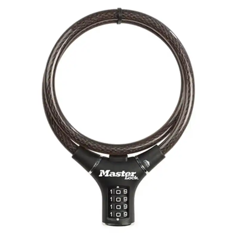 Antirrobo moto combinacion master lock 90 cm negro - Candados para moto