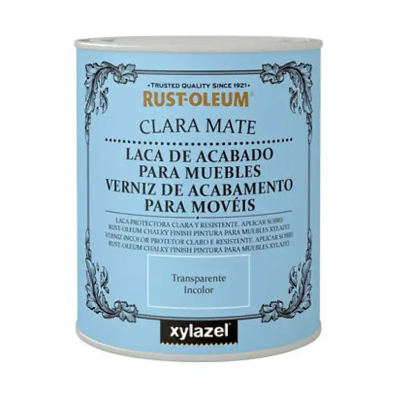 Laca acabado muebles madera xylazel rustoleum 750 ml - Barniz para madera