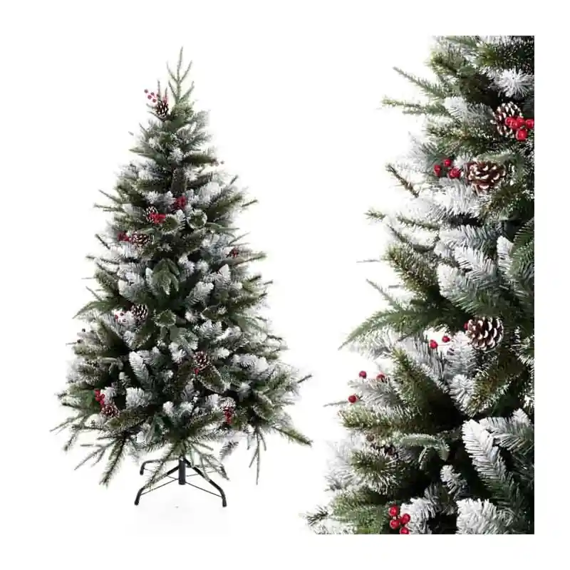 Arbol navidad mixto nieve 180 cm pvc - Decoración Navideña