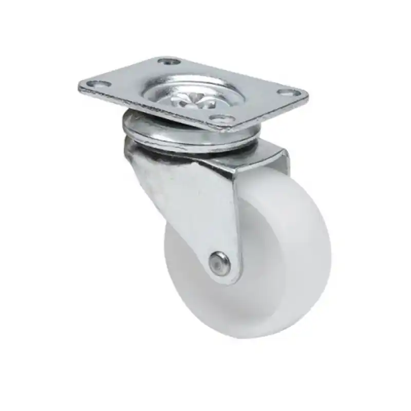 Rueda mueble giratoria z d60 alex 75x55mm polipropileno placa - Ruedas para muebles