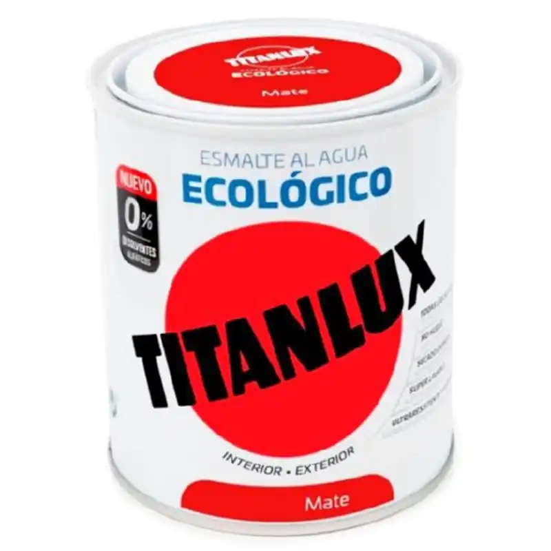 Esmalte al agua titan verde mayo mate 750 ml 559