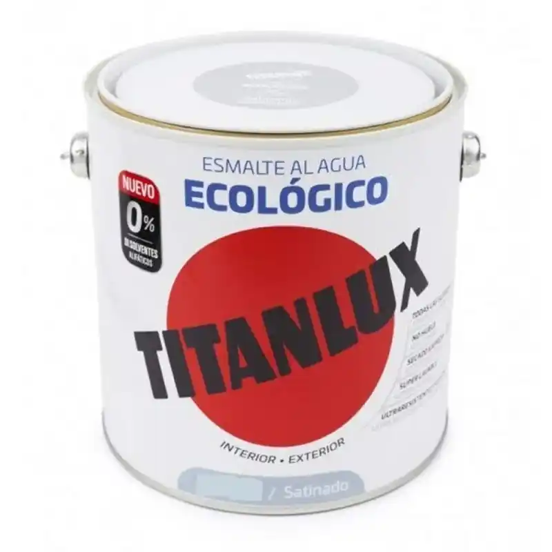 Esmalte al agua titan azul indigo satinado 750 ml