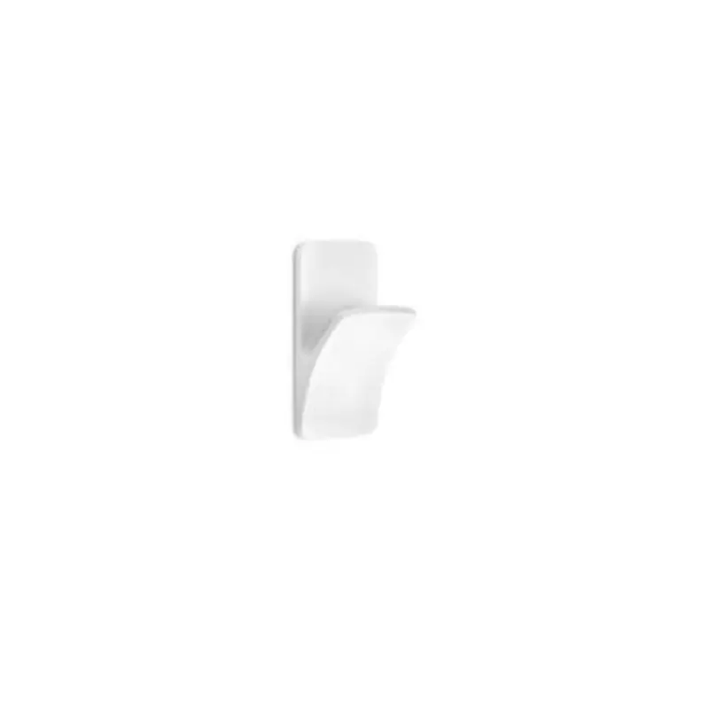 Colgador adhesivo resistente al agua rama blanco - Percheros de pared