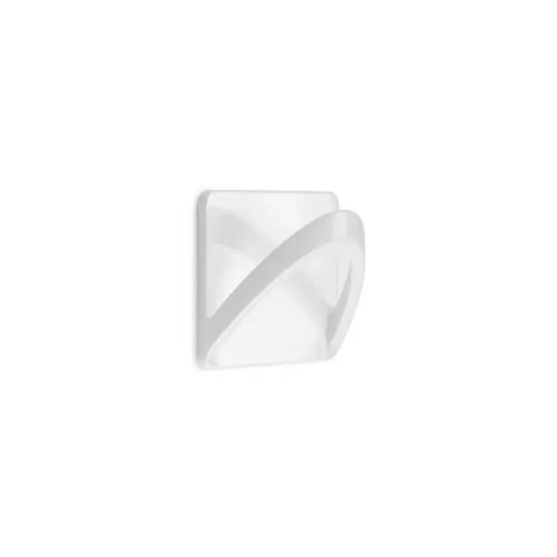Colgador adhesivo resistente al agua cinta blanco - Percheros de pared