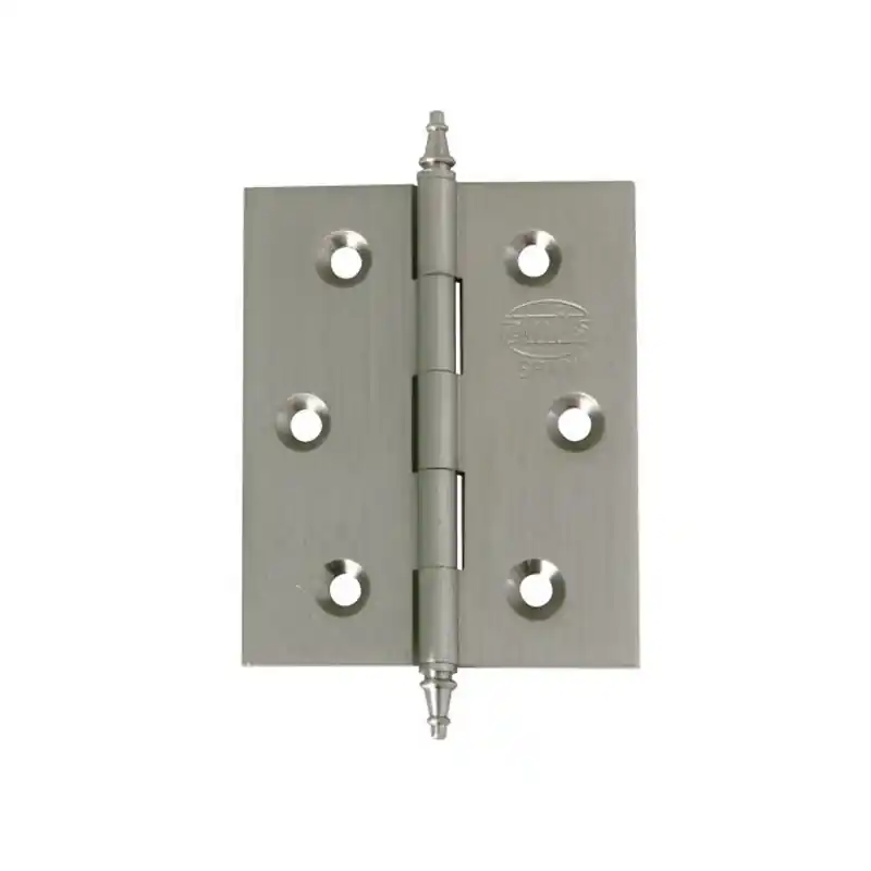 Bisagra con remate 1003 60x40 mm laton cromo mate - Bisagras