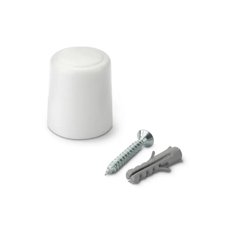 Tope puerta con tornillo inofix blanco - Topes puertas