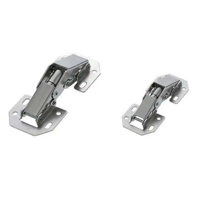 Bisagra mueble 15 amig 100 mm acero niquelado - Bisagras