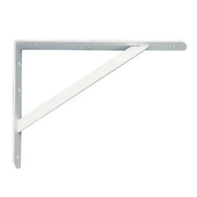 Escuadra soporte reforzada modelo 9 blanco 400 x 275 mm - Soportes para baldas
