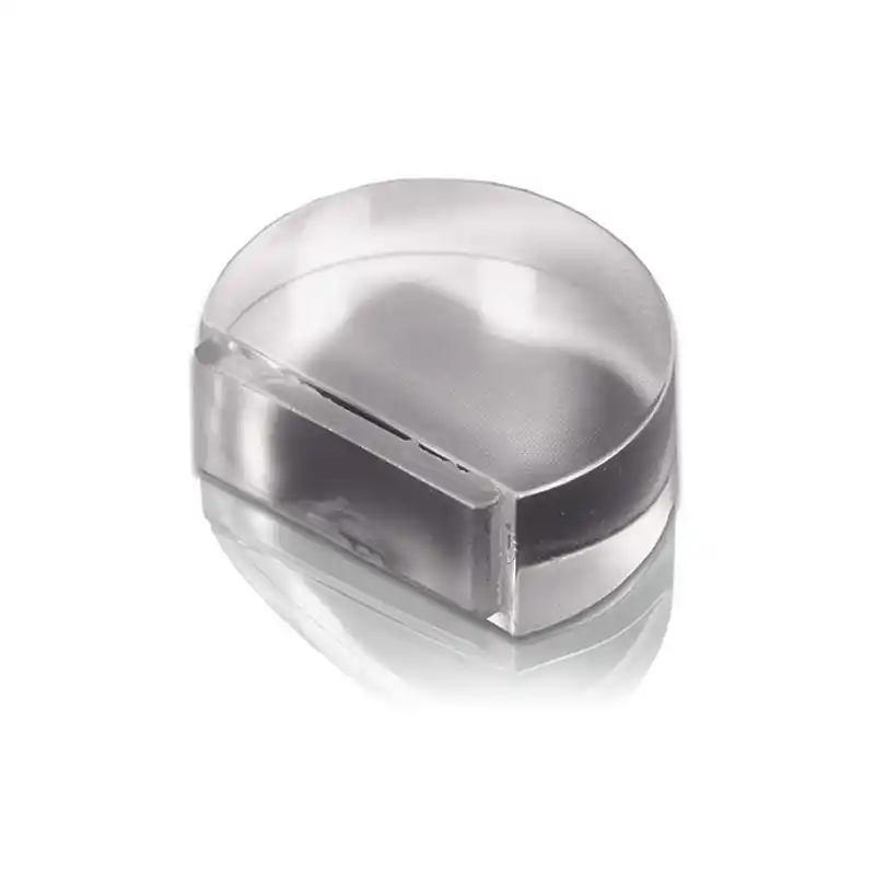 Tope puerta adhesivo plano brinox metacrilato goma transparente - Topes puertas