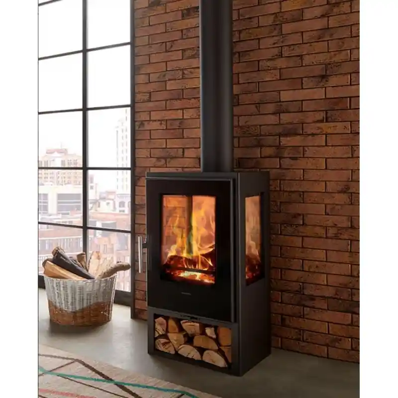 Estufa de leña panadero condor 3v ecodesign - Estufas de leña panadero