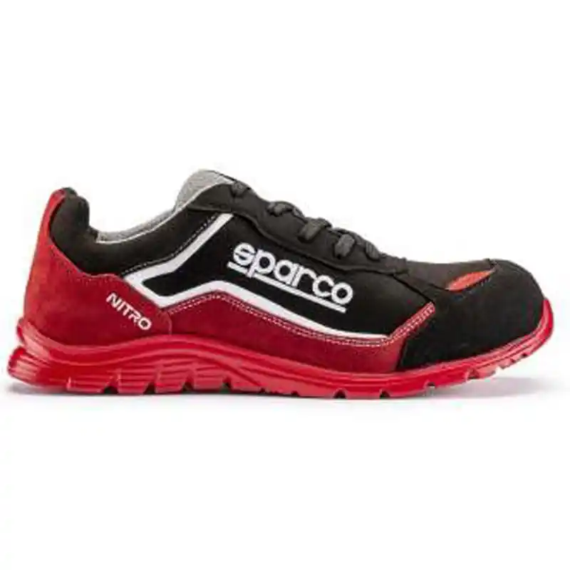Zapato seguridad sparco nitro s3 negro rojo talla 45 - Zapato seguridad T-45