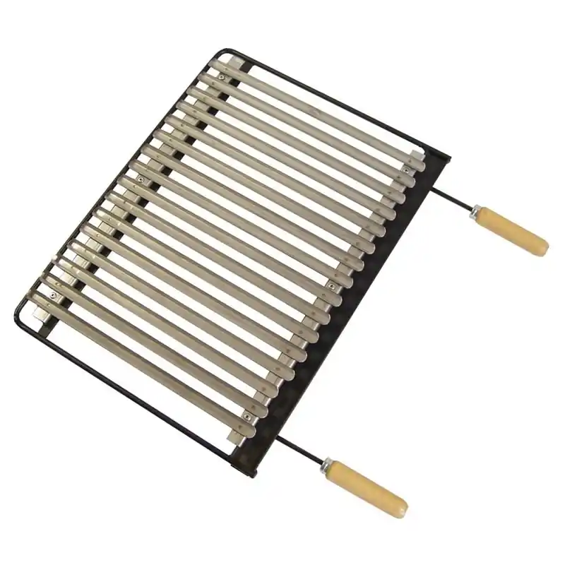 Parrilla barbacoa inox imex el zorro 71613 66x41 cm - Parrilla para barbacoa