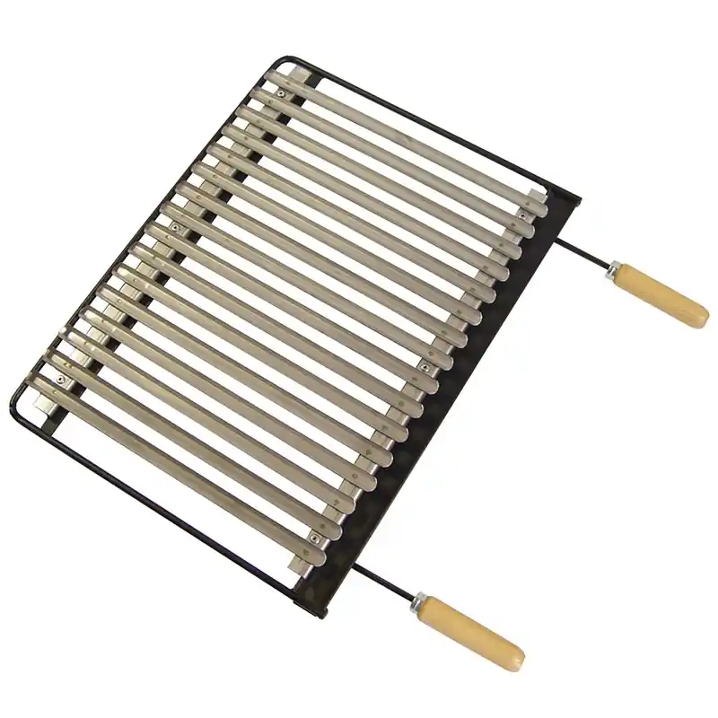Parrilla barbacoa inox 71x41 cm imex el zorro 71621 - Parrilla para barbacoa