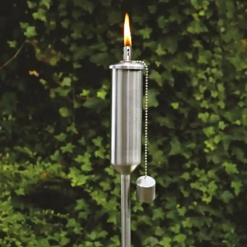 Antorcha acero inoxidable 115 cm - Antorchas para jardín