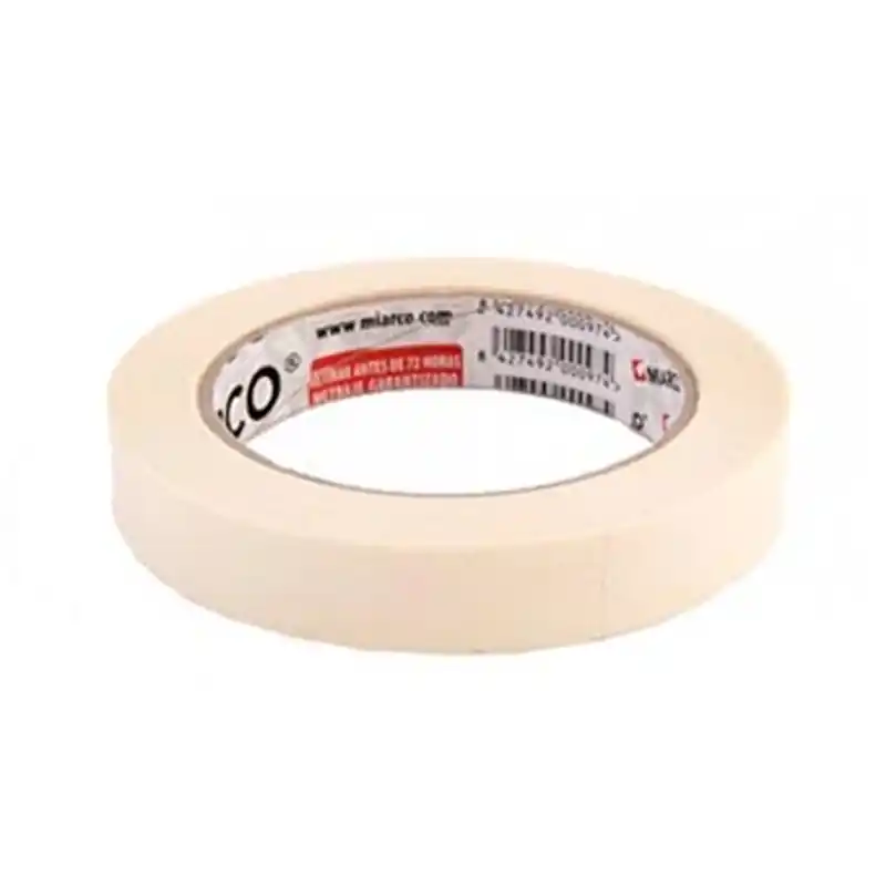 Cinta pintor miarco krepp liso 45m x 36 mm - Plastico protector