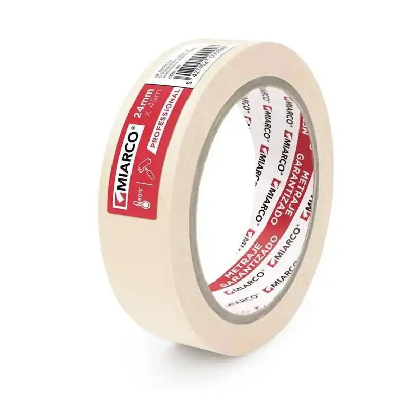 Cinta pintor miarco krepp liso 45m x 48 mm - Plastico protector