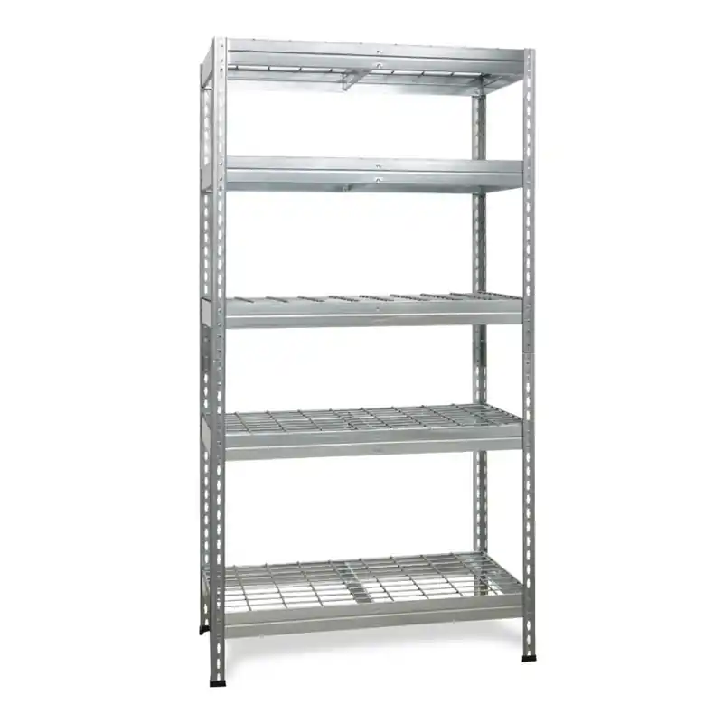 Estanteria metalica galvanizada estantes de rejilla 180x90x45cm - Estanter?as met?licas