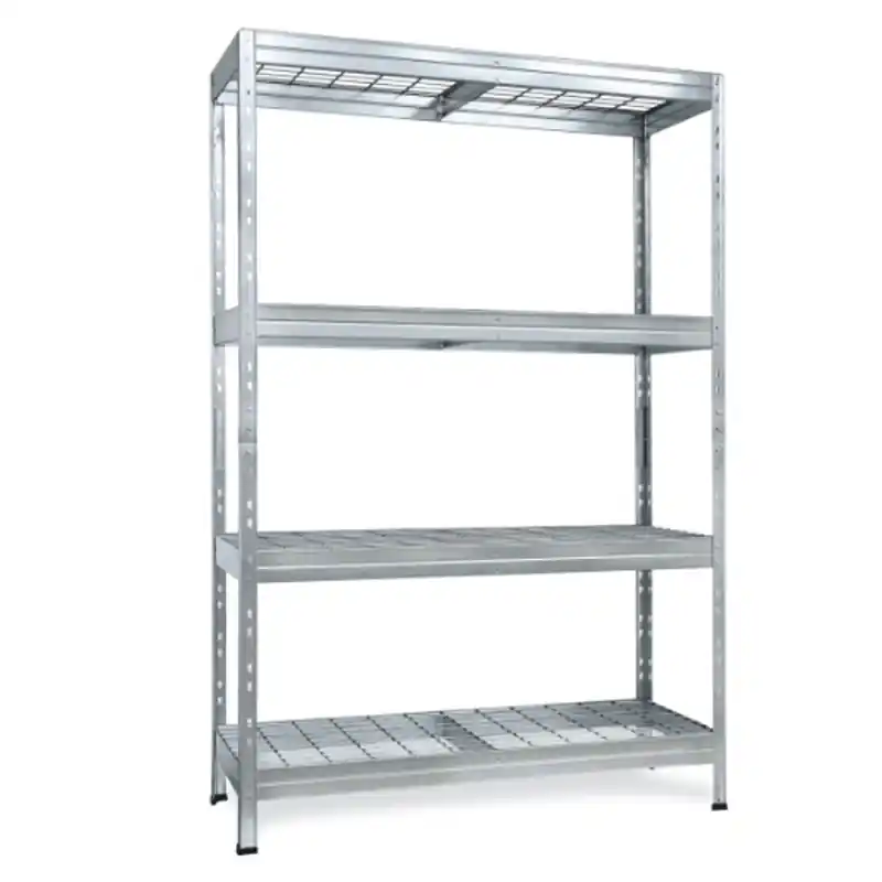 Estanteria metalica galvanizada estantes de rejilla 180x150x60cm - Estanter?as met?licas