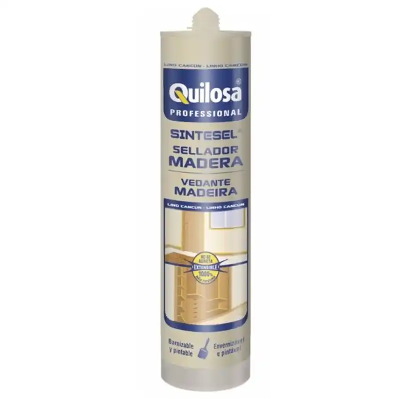Sellador quilosa madera sintesel 300ml lino cancun - Siliconas y masillas