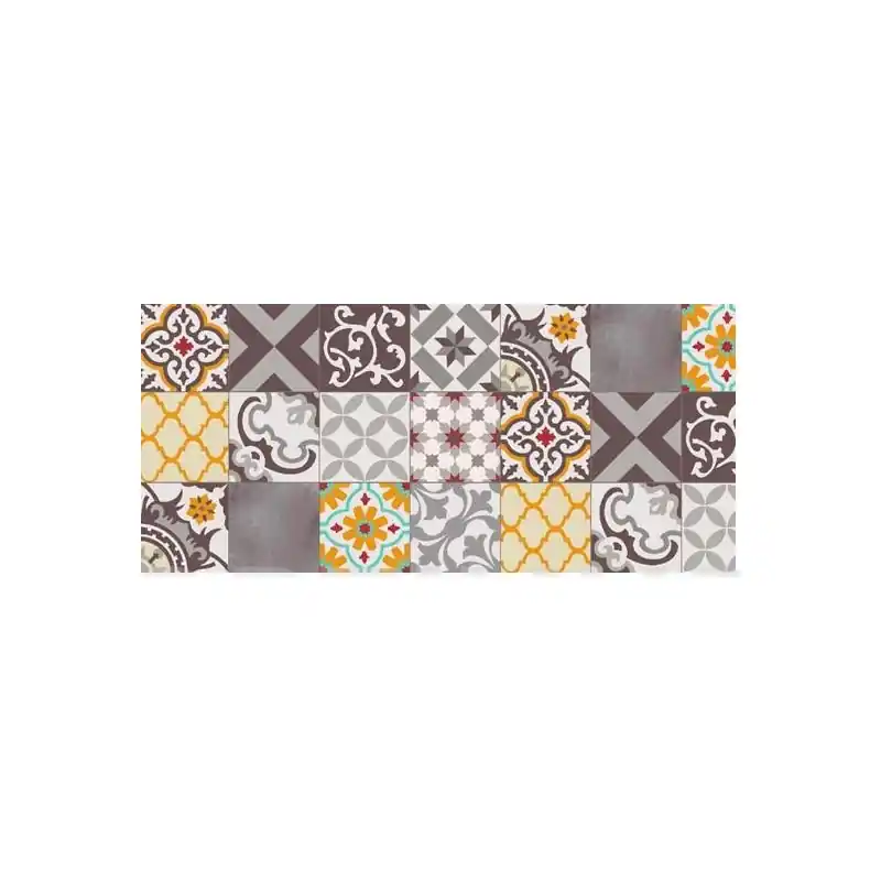 Alfombra vinilica 50x110 cm patch gris ambar - Alfombras vinílicas