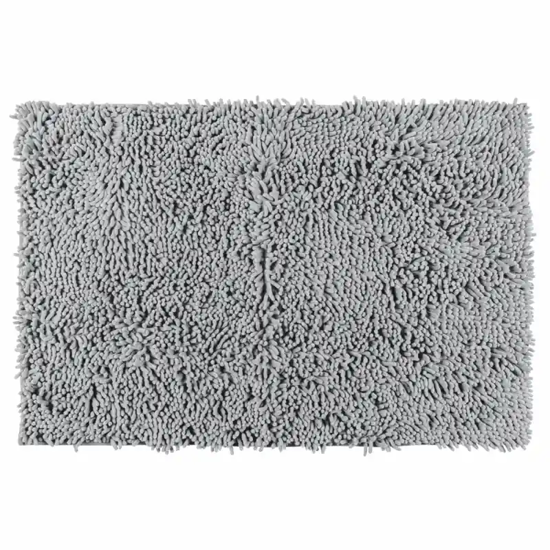 Alfombra baño chenille wenko gris - Alfombra de baño