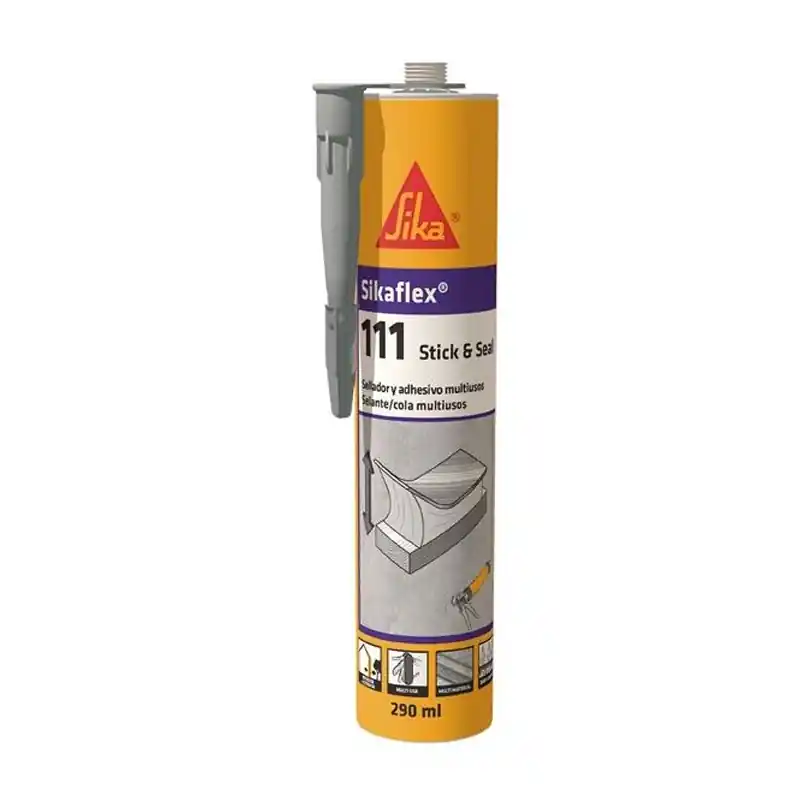 Adhesivo sellador sika flex 111 stick & seal 290ml blanco - Siliconas y masillas