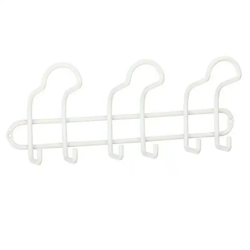 Percha pared inofix 3 ganchos blanco - Percheros de pared