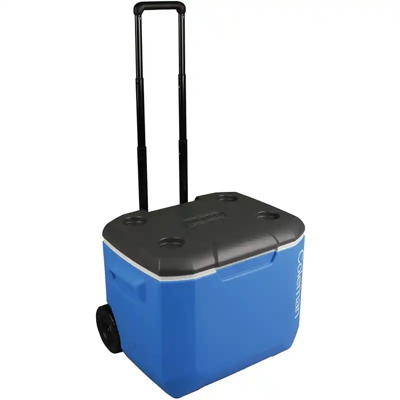 Nevera con ruedas coleman 56 litros azul - Nevera rigida