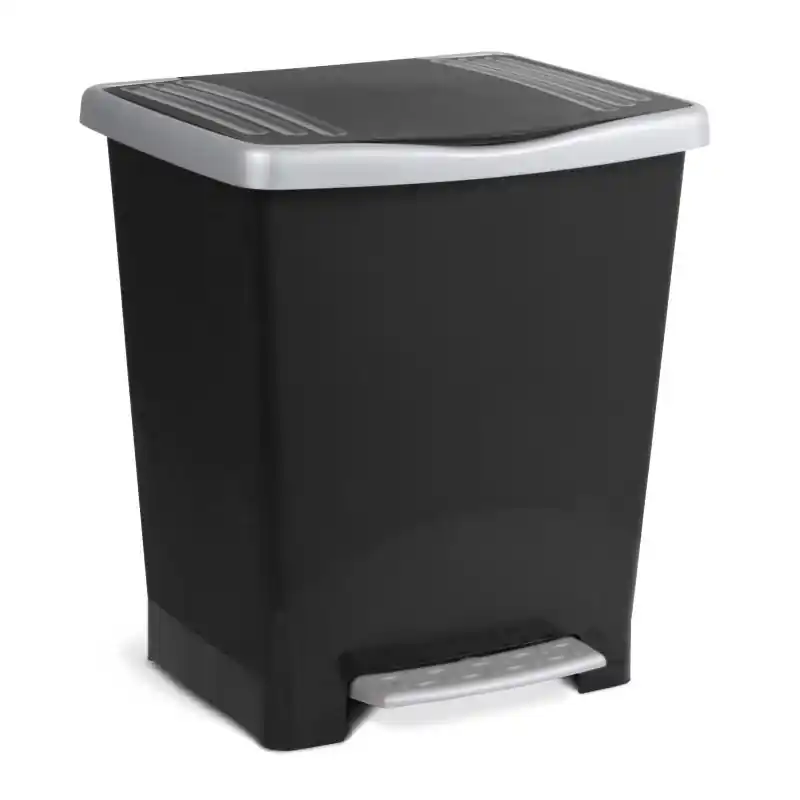 Cubo de basura tatay mileniun pedal 23l negro - Cubos de basura
