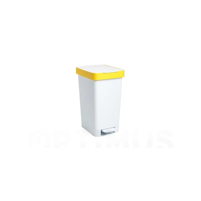 Cubo de basura tatay smart pedal 25l amarillo - Cubos de basura