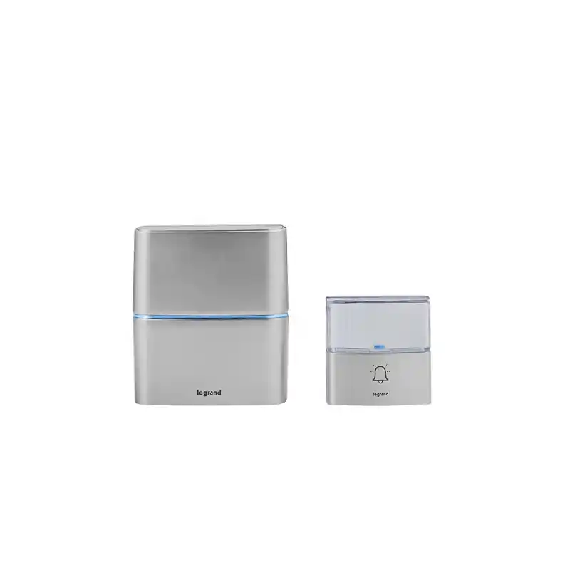 Timbre inalambrico premium legrand aluminio - Timbres