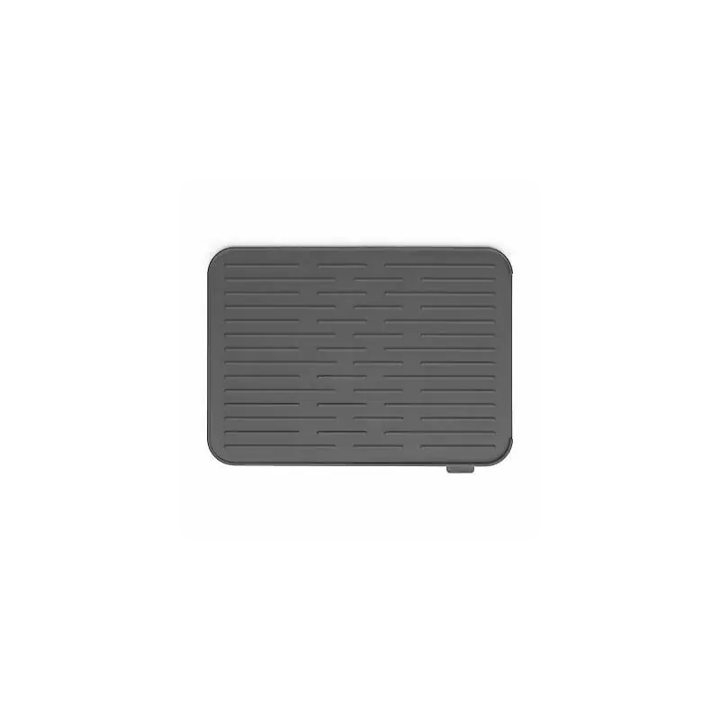 Alfombrilla escurreplatos silicona gris