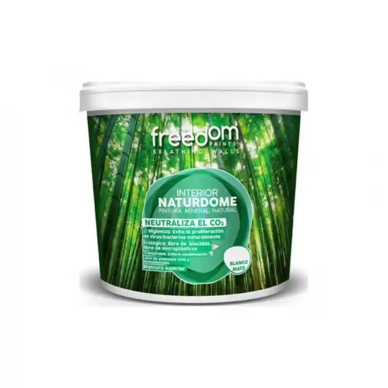 Pintura mineral natural blanco mate interior - Pintura plastica interior