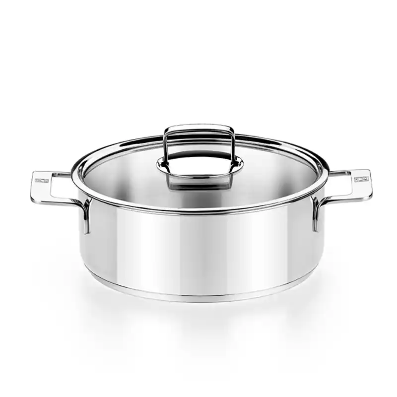 Cacerola bra signature 18cm tapa cristal 1,75 litros - Cacerolas Bra