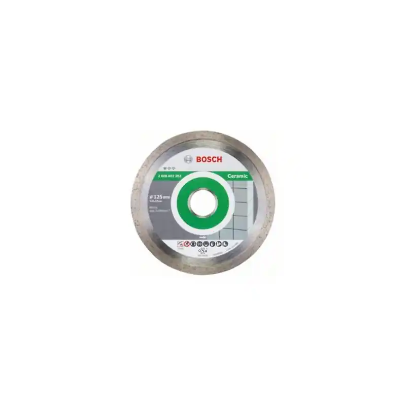 Disco de diamante bosch 125mm standard ceramic - Discos de diamante