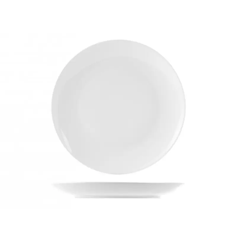 Plato llano porcelana h&h sweden blanco - Platos
