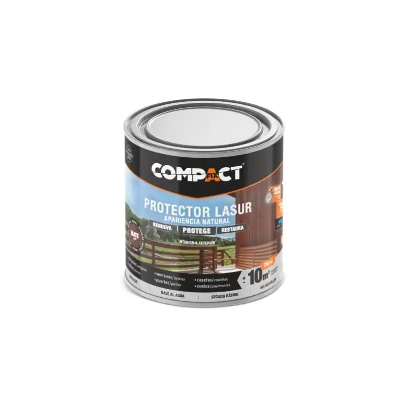 Protector lasur satin 750ml caoba - Barniz para madera exterior
