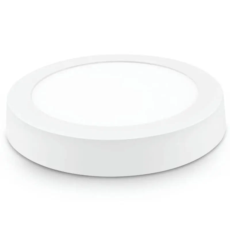 Downlight led matel12w superficie redondo blanco luz calida 2700k 1200lm ø170 mm