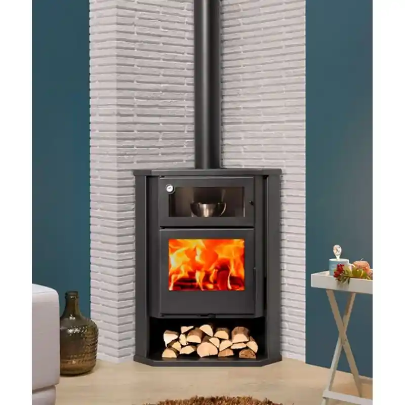 Estufa de leña con horno panadero coimbra ecodesign(mirar modelo oporto) - Estufas de leña panadero