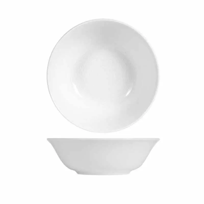 Bol porcelana grabado blanco 14 cm - Tazas desayuno, bols,mugs