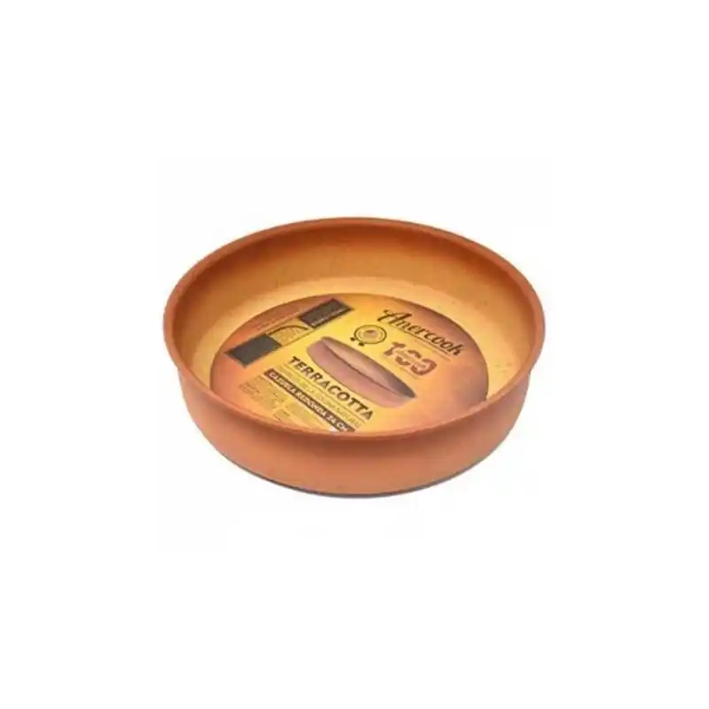 Cacerola baja amercook terracota 28 cm induccion - Cacerolas