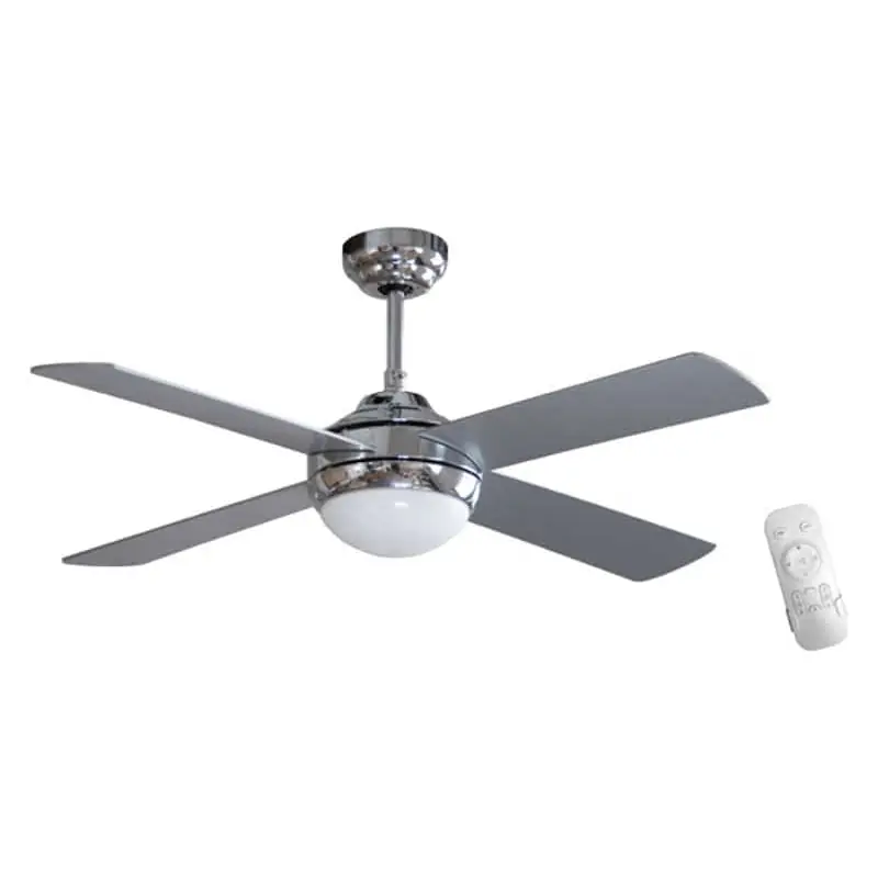 Ventilador de techo Ø130cm 60w 4 aspas mando a distancia - Ventiladores de techo